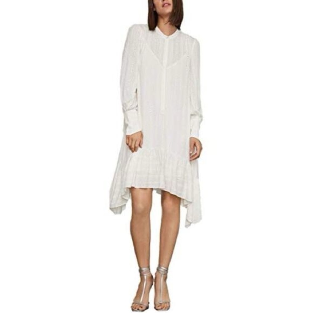 🤍BCBGMaxAzria eyelet long sleeve dress. size xs. great condition.
